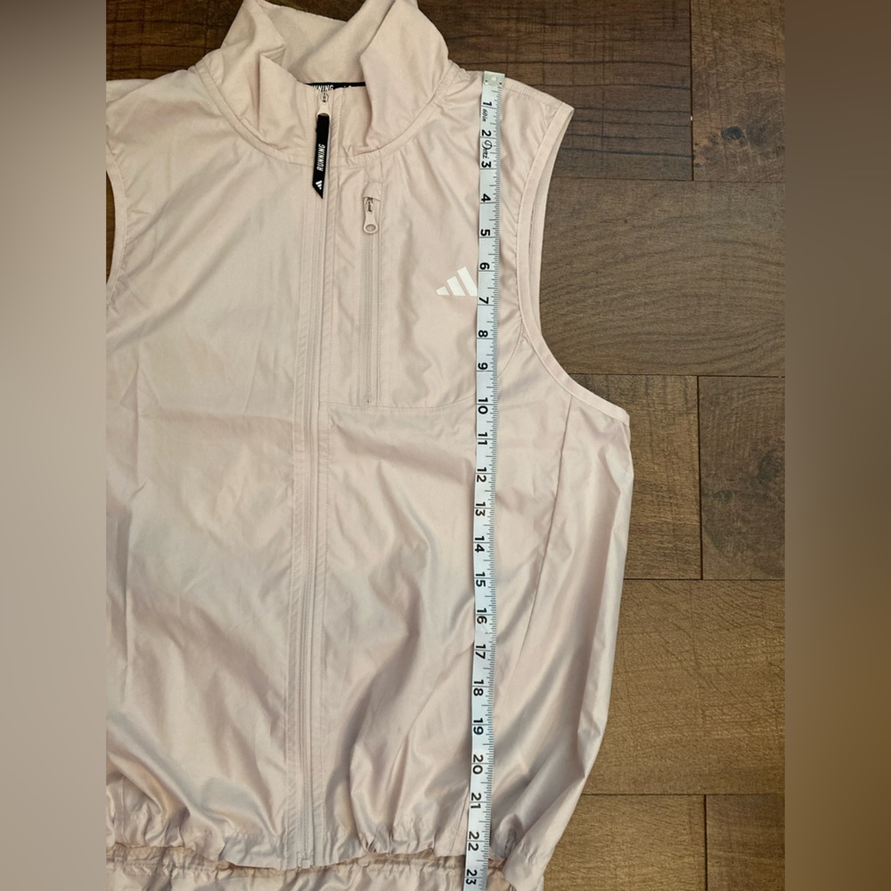 adidas NWT Own The Run OTR B Vest Putty Mauve WIND.RDY Running Vest Women’s S - Picture 14 of 15